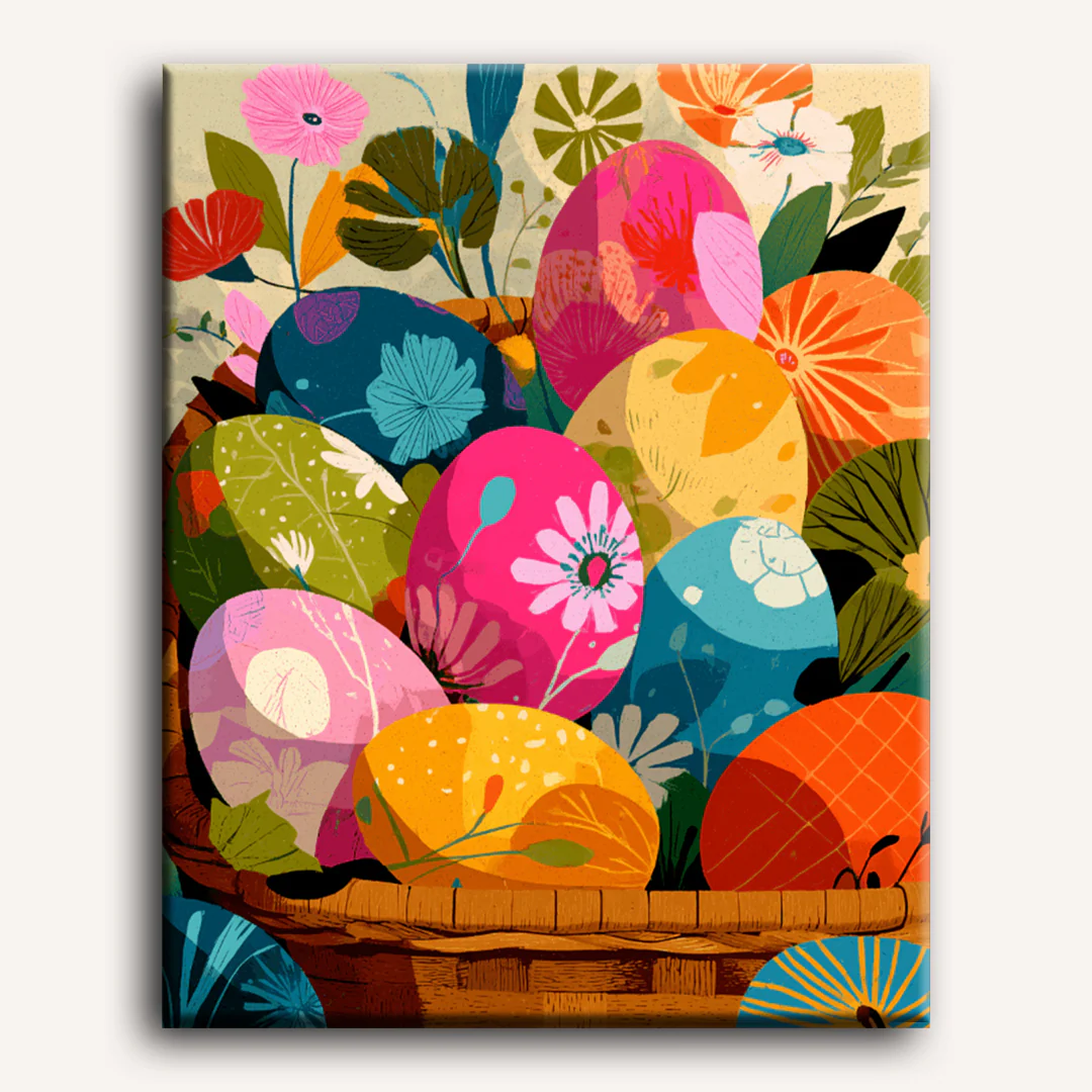 Colorful Easter eggs | Paint by Number - Image 2
