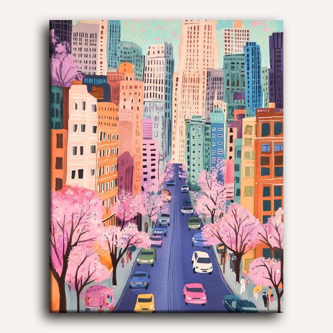 Colorful New York | Paint by Numbers - Image 2
