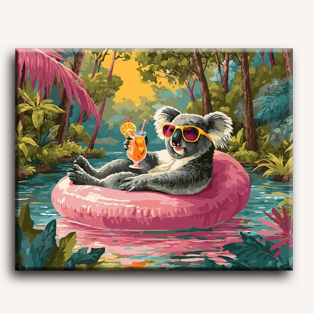 Cool Koala | Paint by Number - Image 2