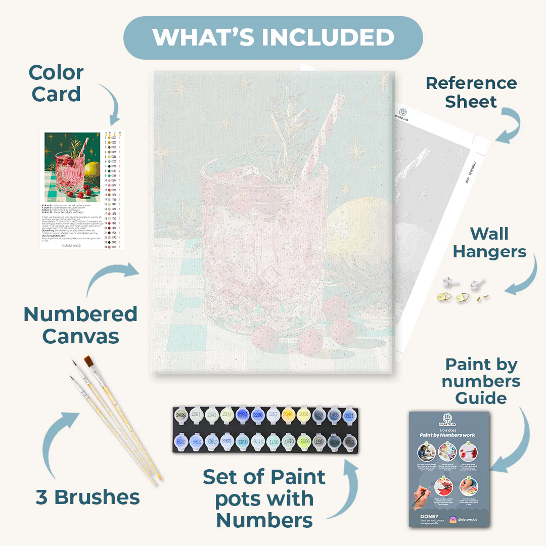 Cranberry Joy | Paint by Number - Image 3