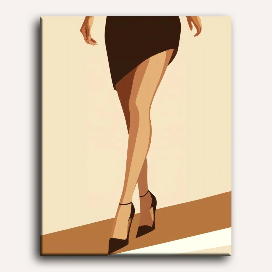 Elegant Dress | Paint by Numbers - Image 2