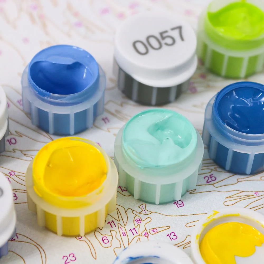 Extra Acrylic Paint Set – Paint by Numbers - Image 2