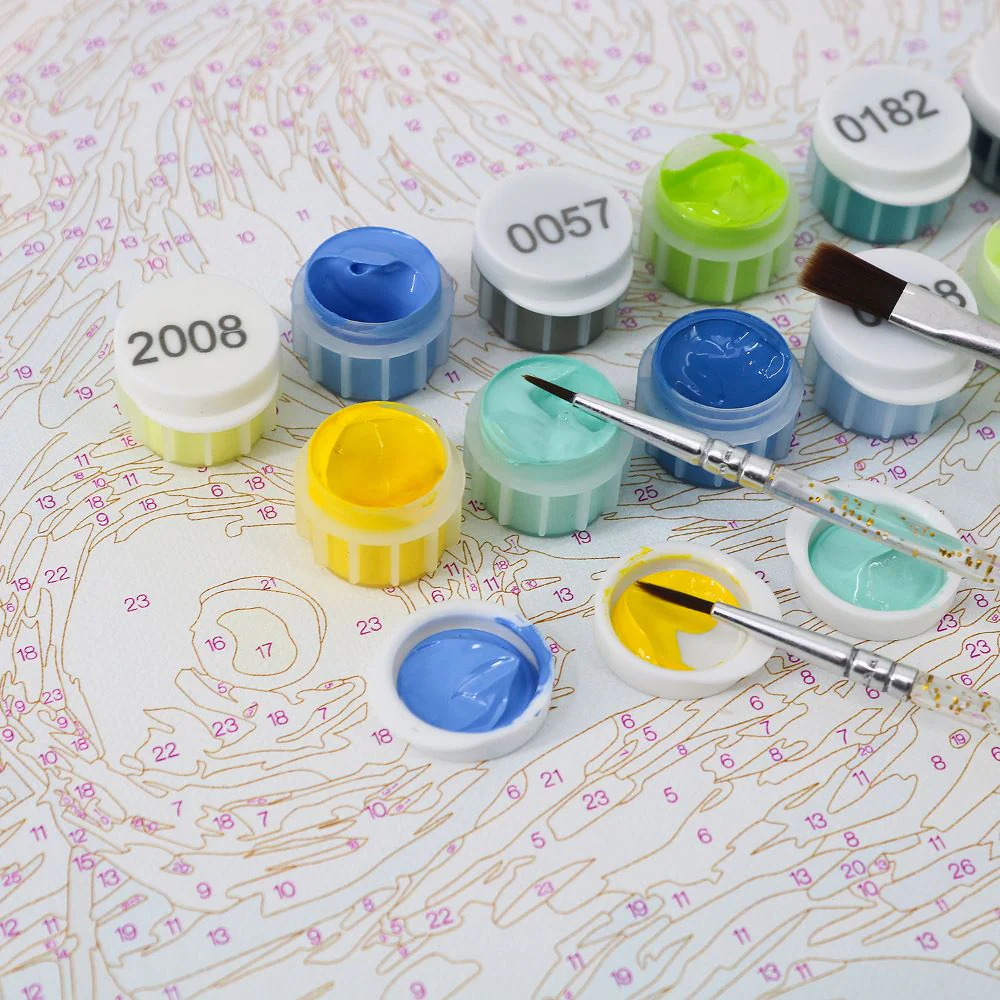 Extra Acrylic Paint Set – Paint by Numbers - Image 3
