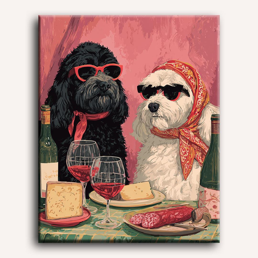 Fancy dogs | Paint by Number - Image 2
