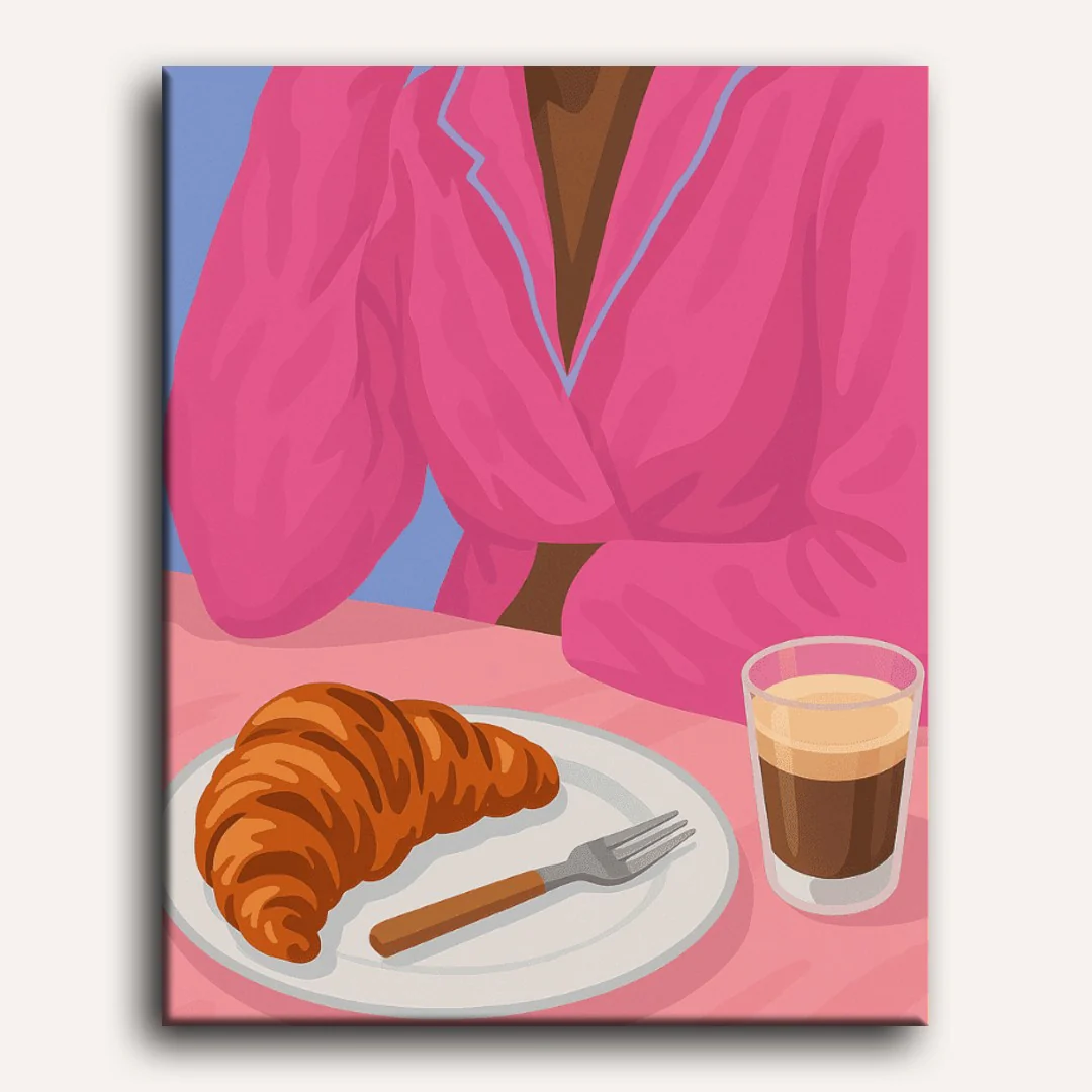 French breakfast | Paint by Numbers - Image 2