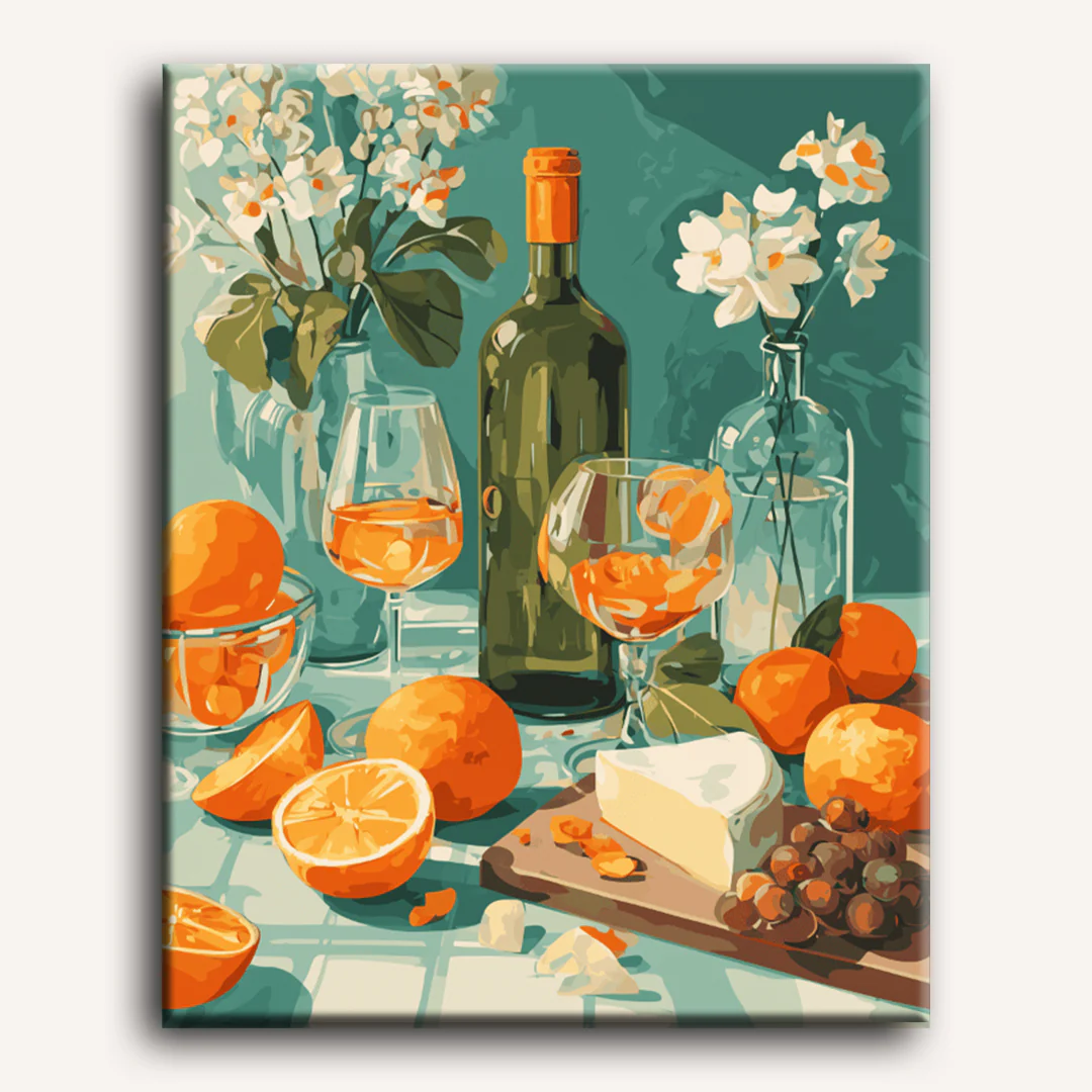 Golden slices | Paint by Number - Image 2