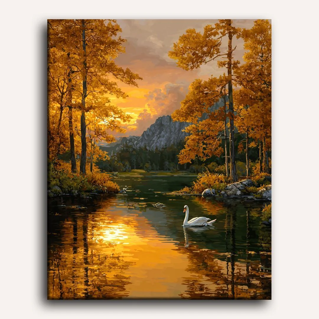 Golden hour | Paint by Number - Image 2