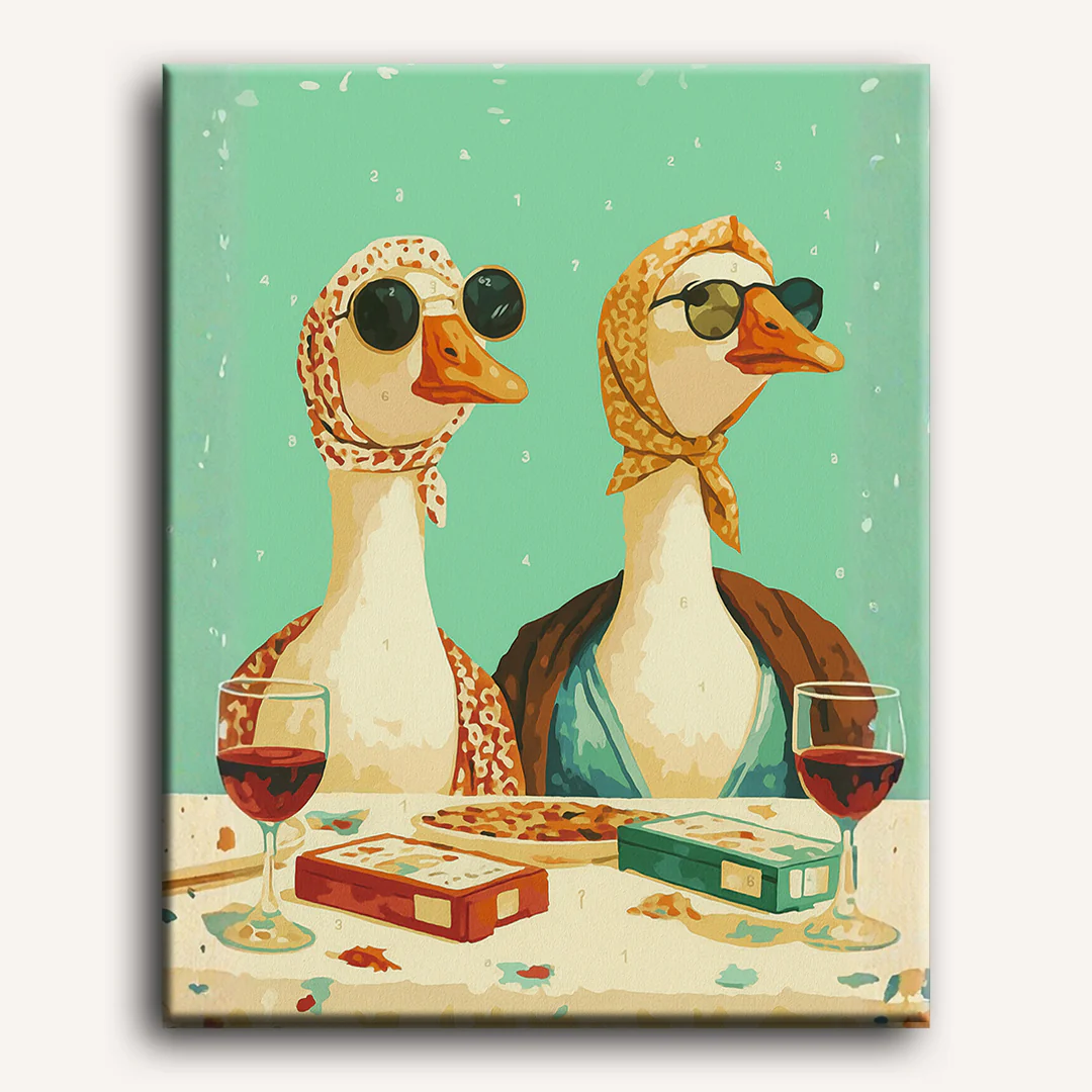 Goosips | Paint by Number - Image 2