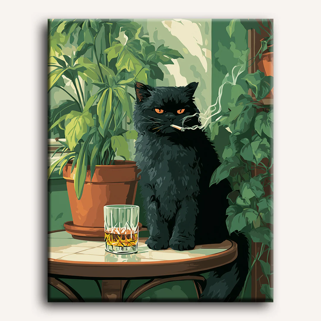 Grumpy cat | Paint by Number - Image 2
