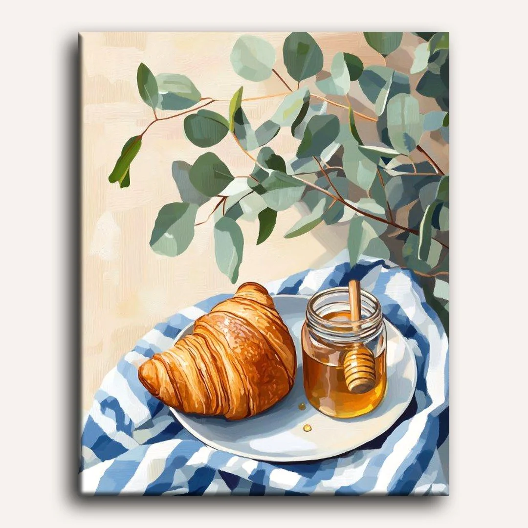 Honey Croissant | Paint by Numbers - Image 2