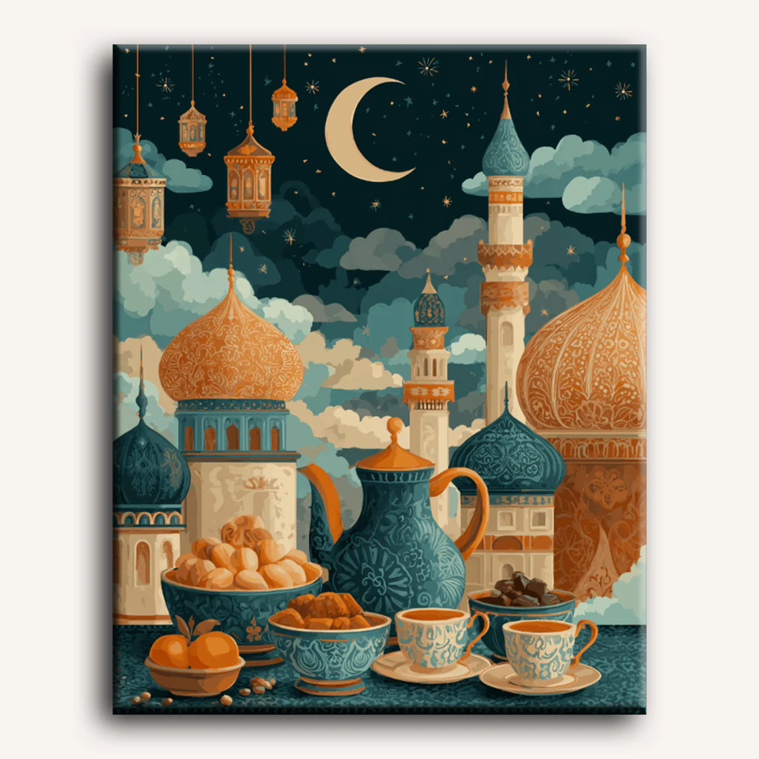 Iftar time | Paint by Number - Image 2