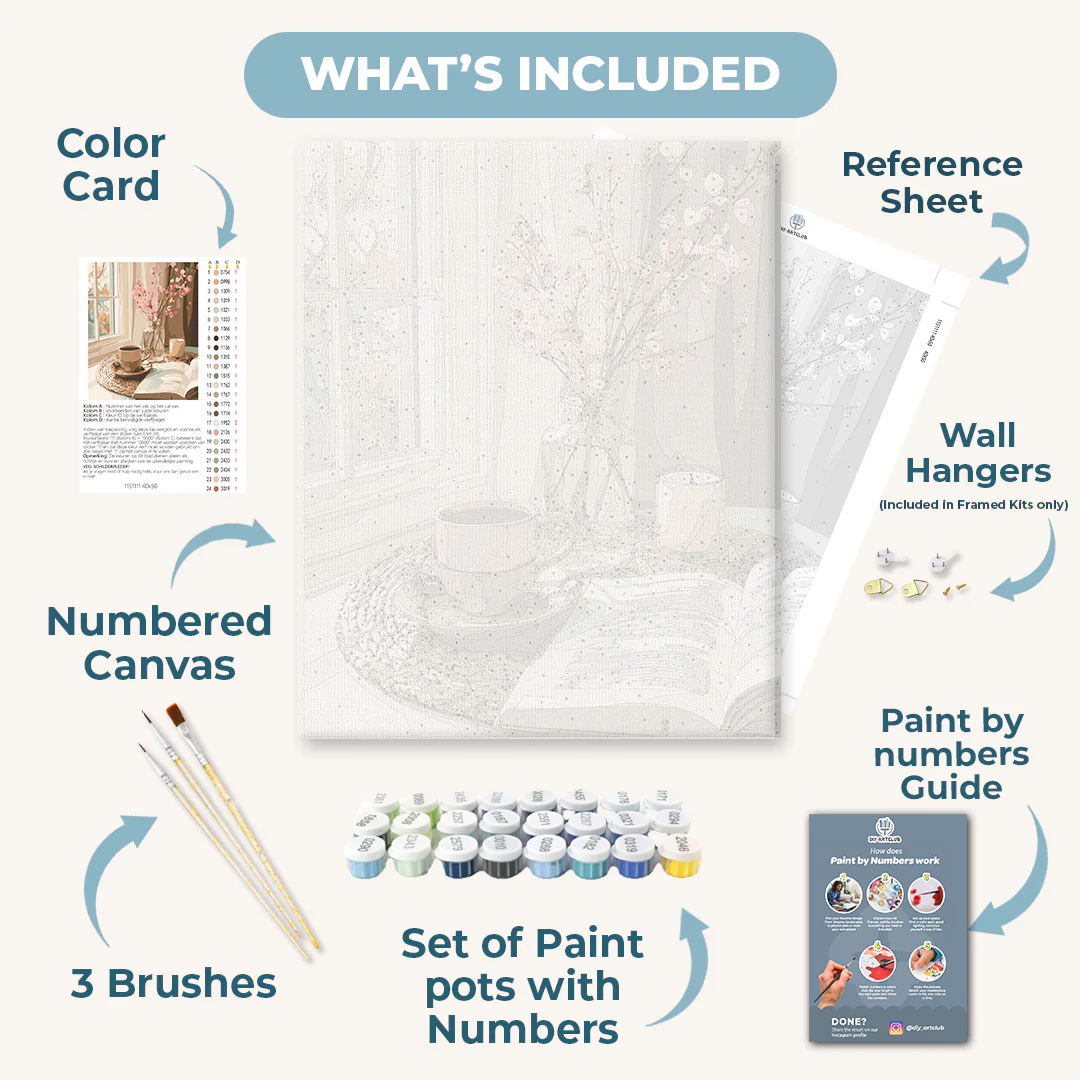 Interior in beige | Paint by Number - Image 3