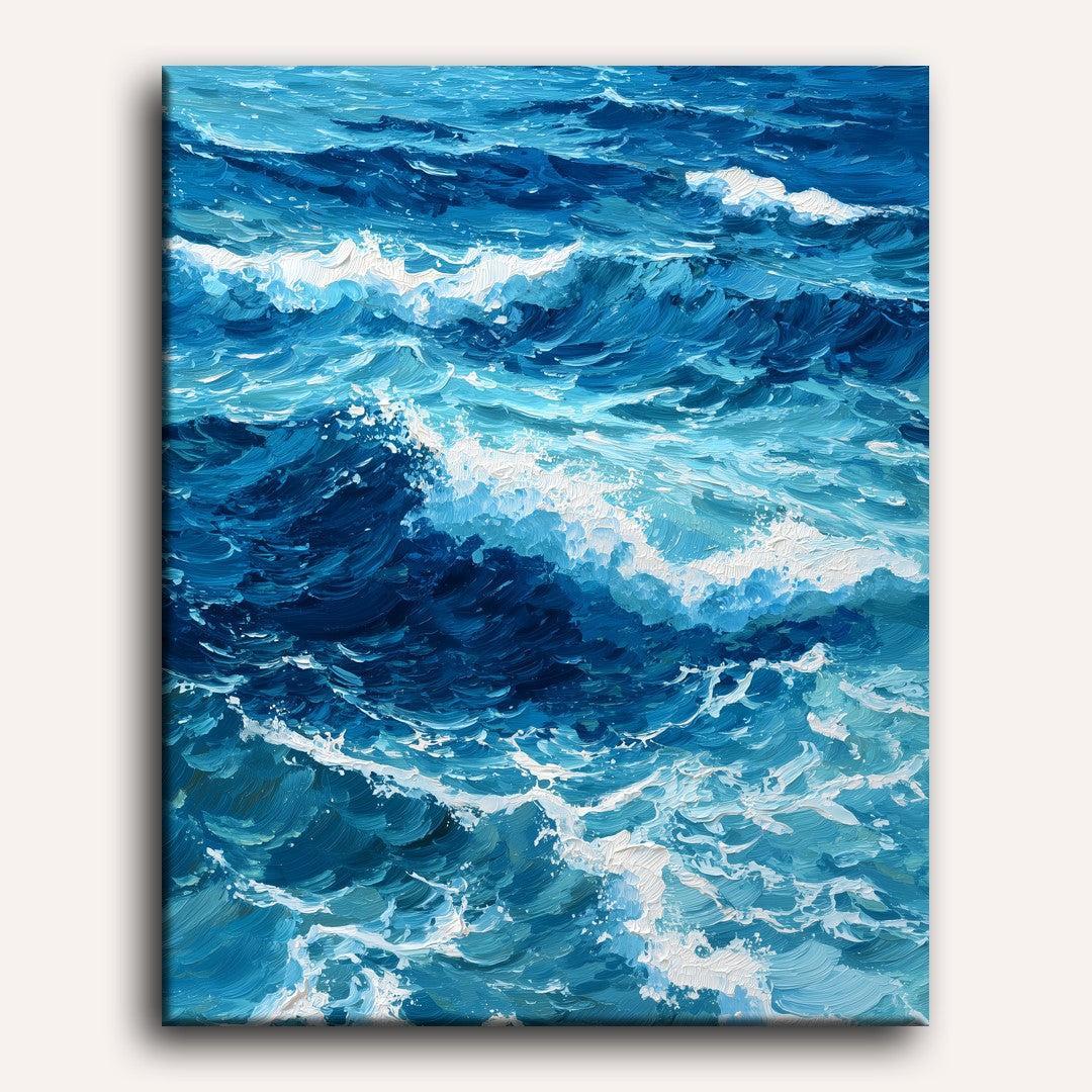 Into the waves | Paint by Number - Image 2