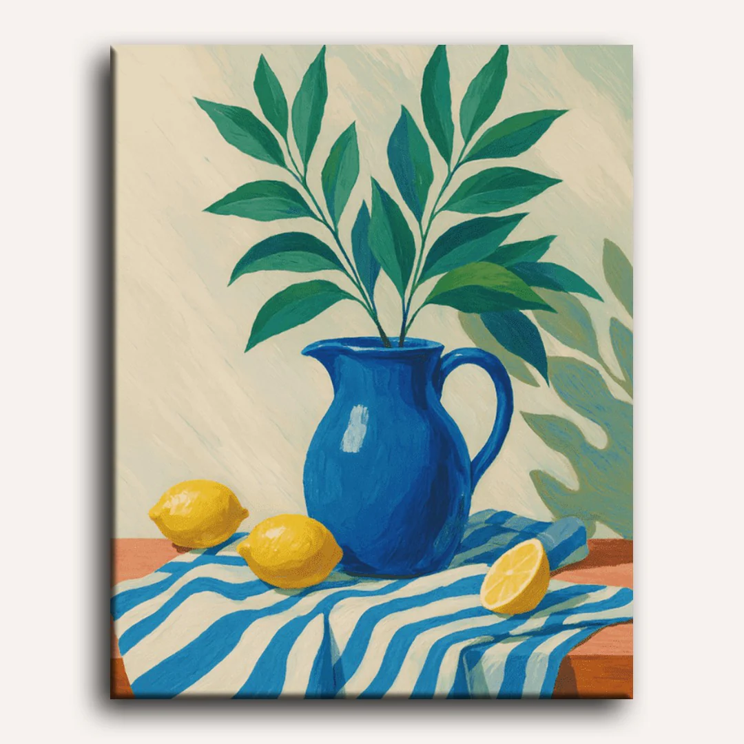 Lemons & Leafs | Paint by Number - Image 2