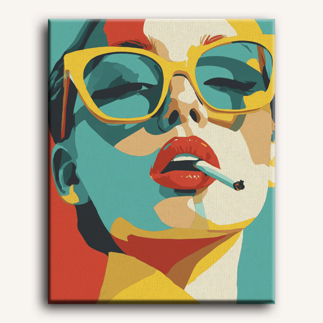 Lipstick & Defiance | Paint by Number - Image 2