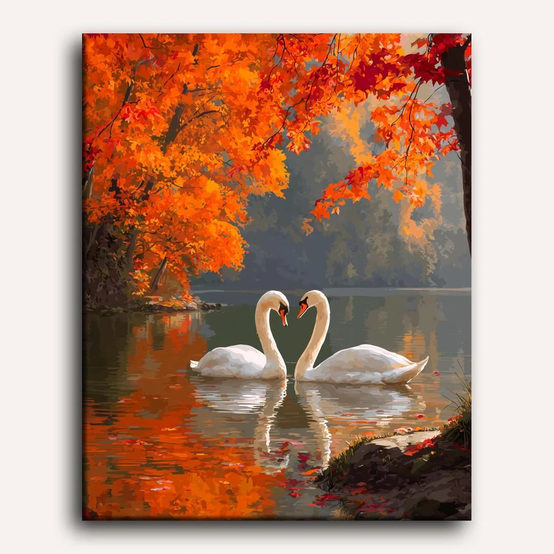 Lovely autumn | Paint by Number - Image 2