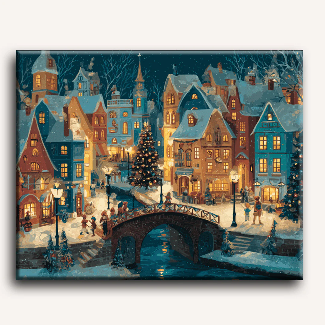 Magic Village | Paint by Number - Image 2
