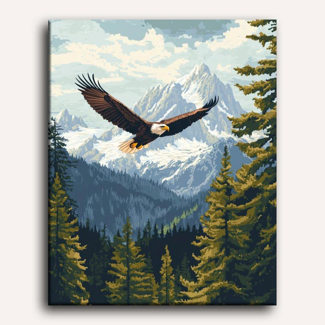 Majestic Eagle | Paint by Numbers - Image 2