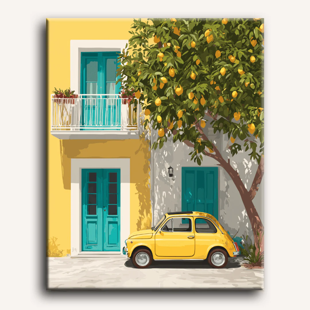 Mediterranean entrance | Paint by Number - Image 2