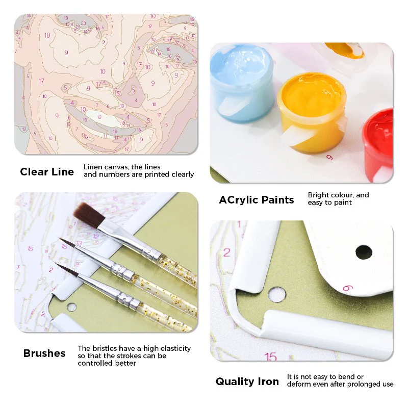 Metal Paint by Number Poster – Breakfast - Image 10