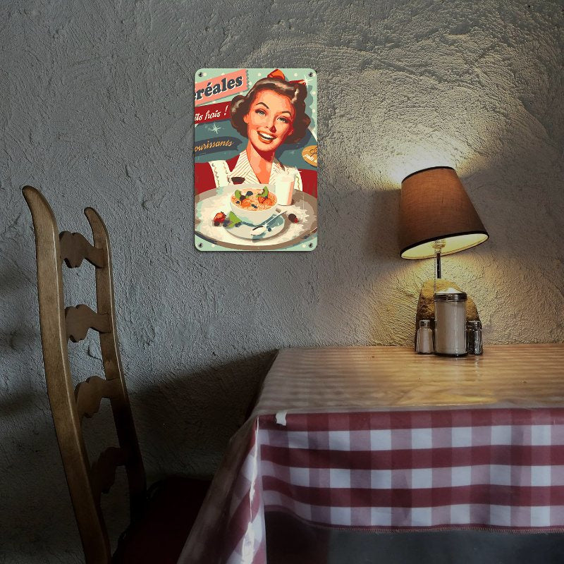 Metal Paint by Number Poster – Breakfast - Image 12