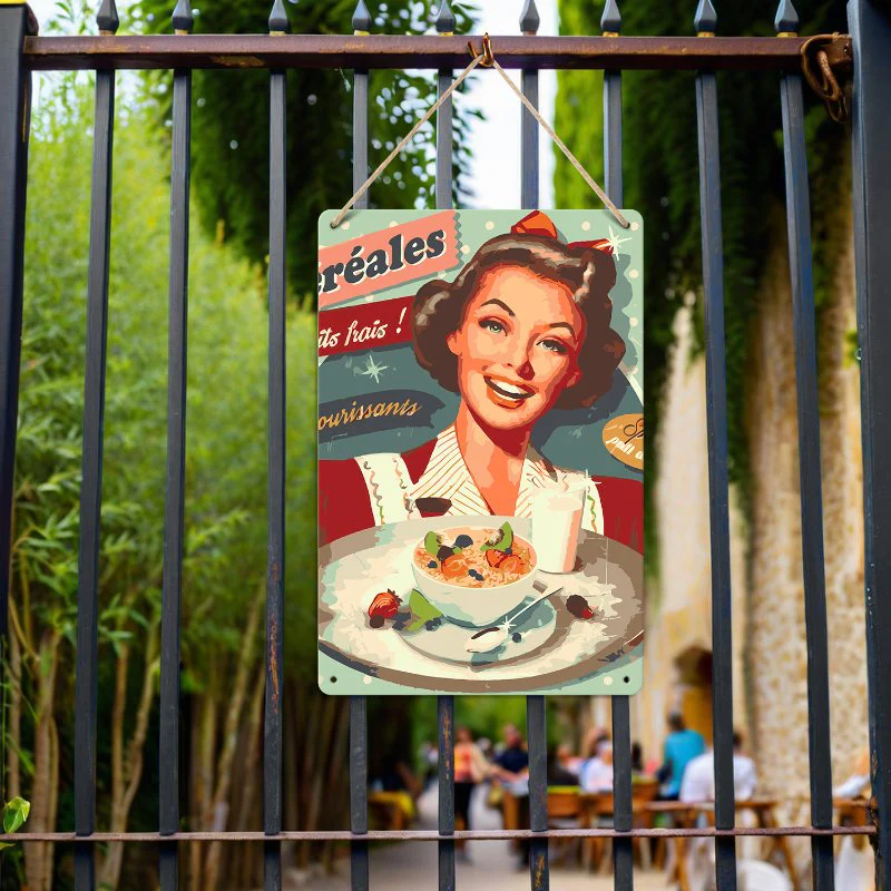 Metal Paint by Number Poster – Breakfast - Image 13