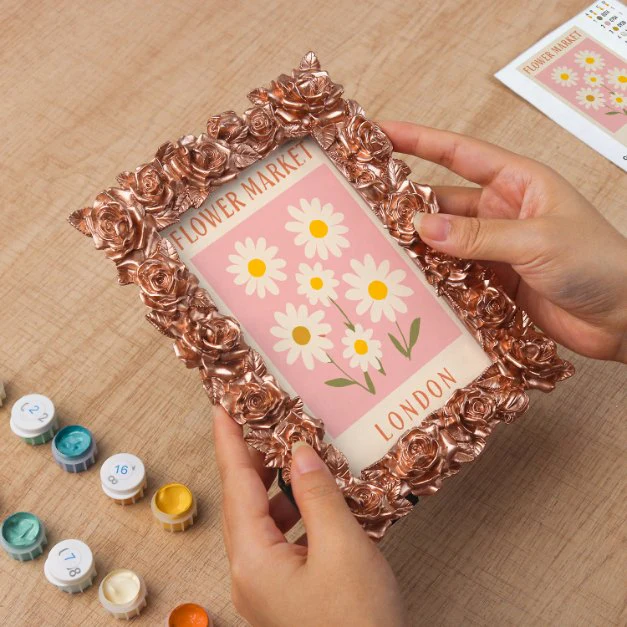 Mini Painting with Picture Frame – Flower Market London - Image 10