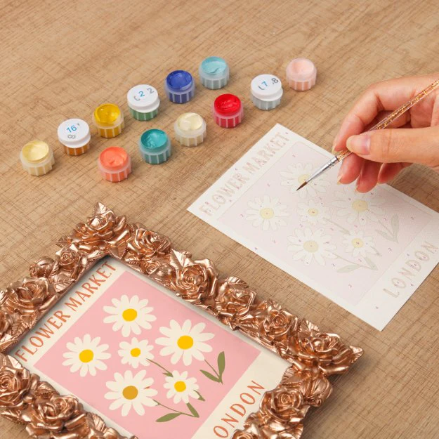 Mini Painting with Picture Frame – Flower Market London - Image 3