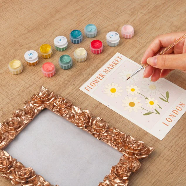 Mini Painting with Picture Frame – Flower Market London - Image 4