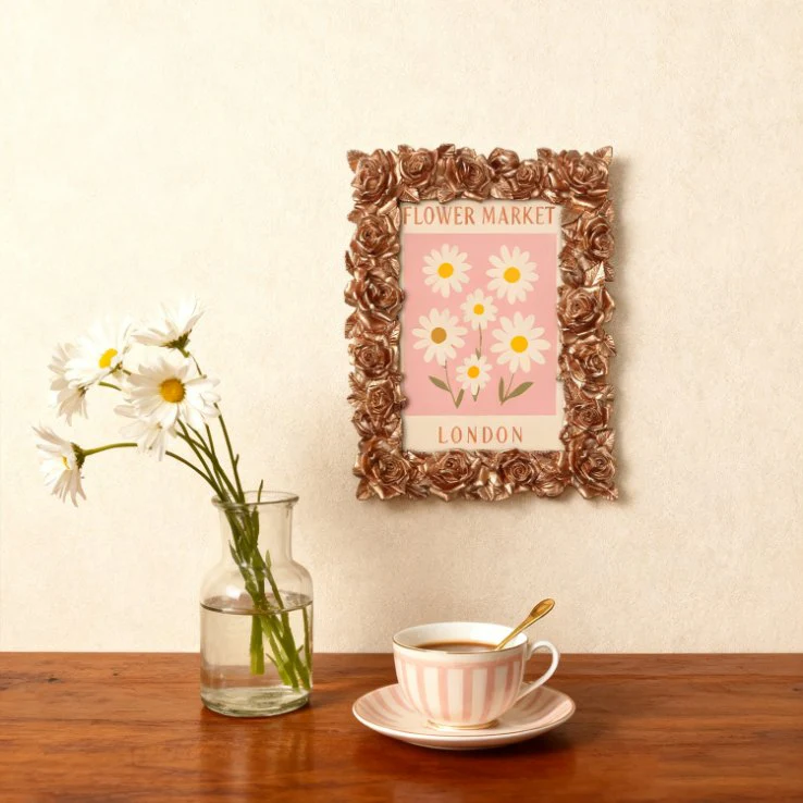 Mini Painting with Picture Frame – Flower Market London - Image 8