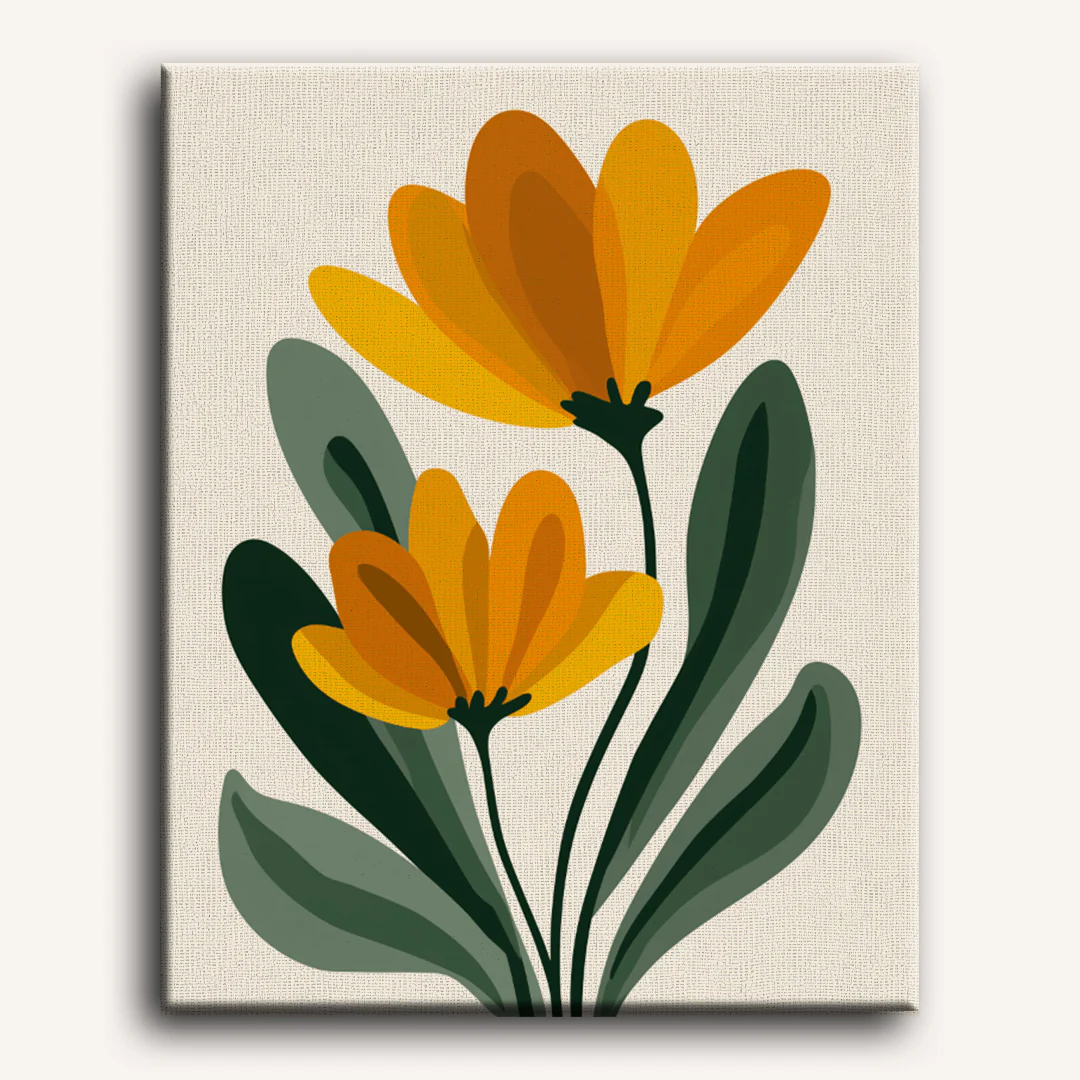 Minimal Florals | Paint by Number - Image 2