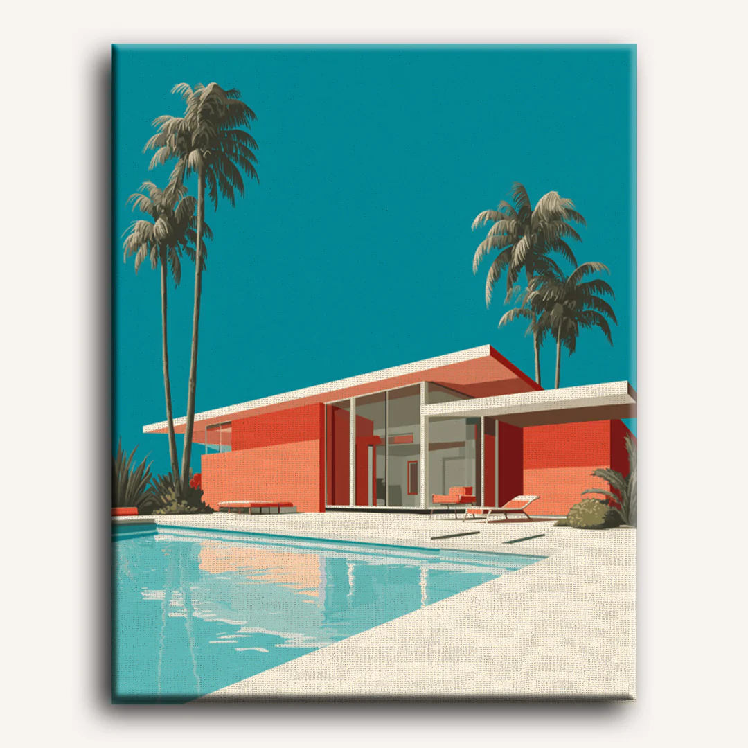 Modern Villa | Paint by Number - Image 2
