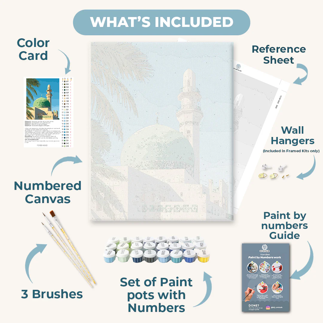 Mosque | Paint by Number - Image 3