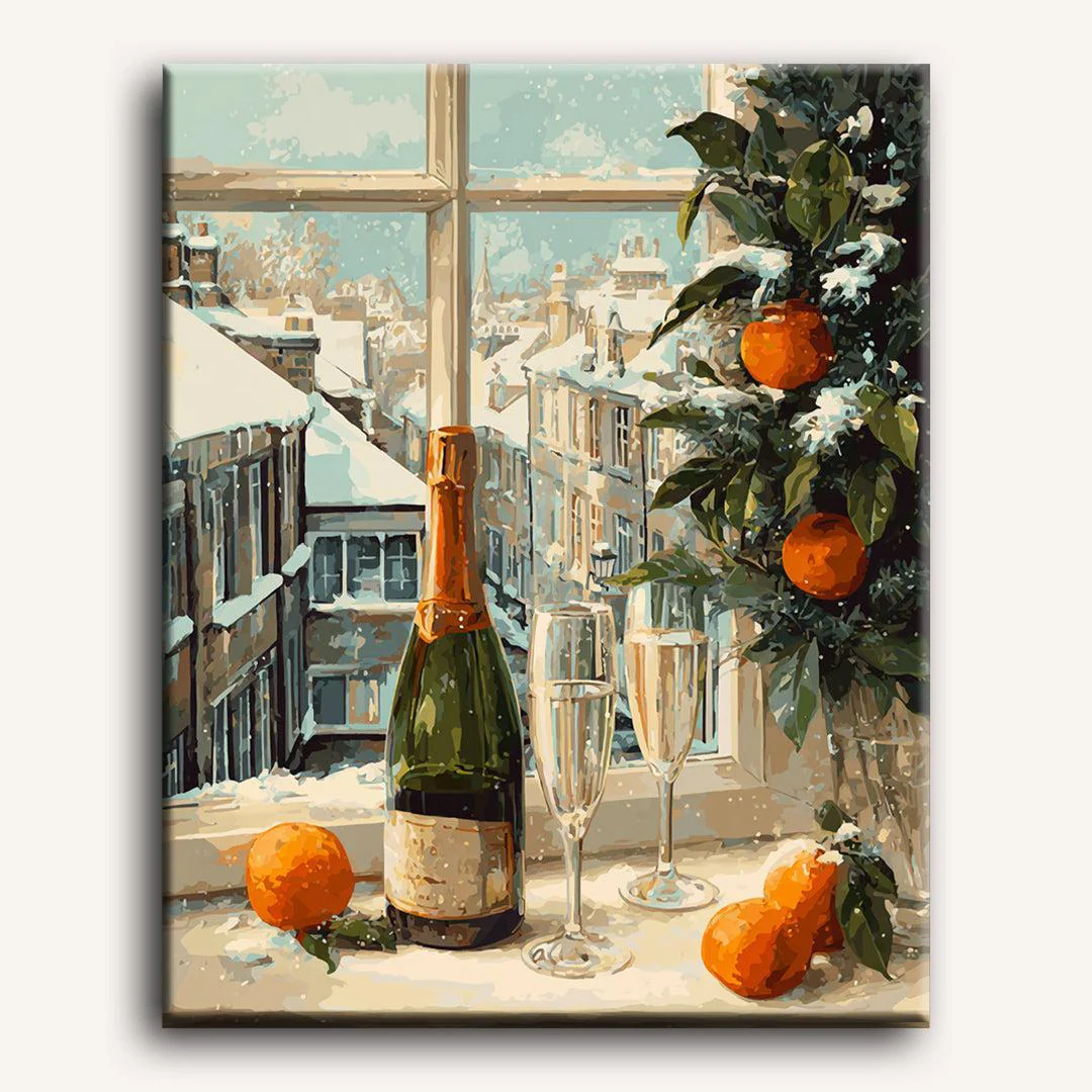 New Year`s morning | Paint by Number - Image 2