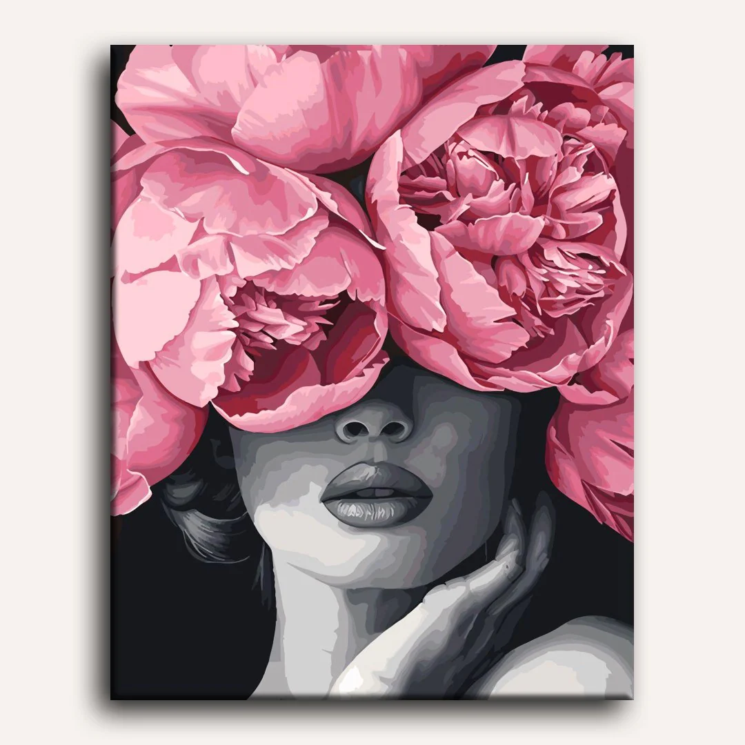 Noir Woman | Paint by Numbers - Image 2
