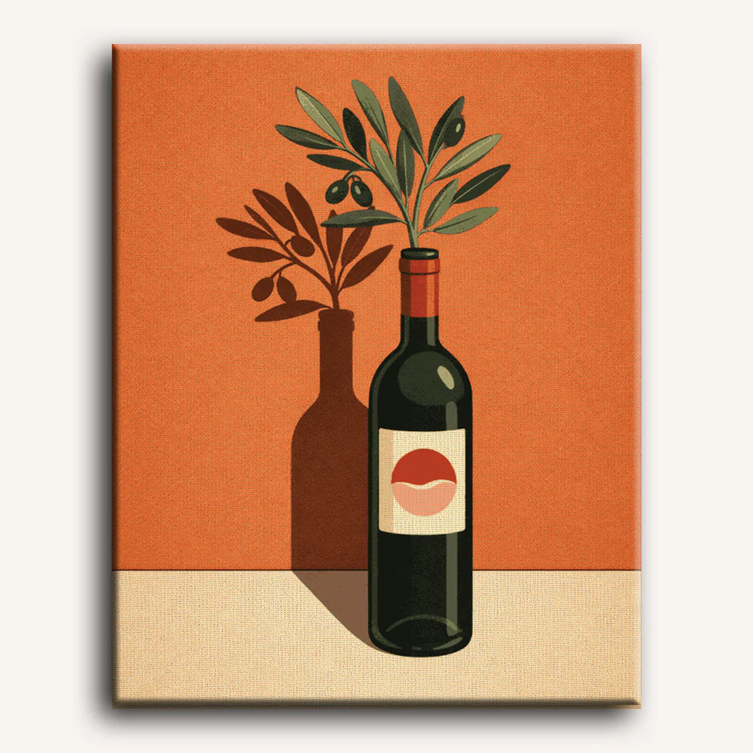 Olives & Glass | Paint by Number - Image 2