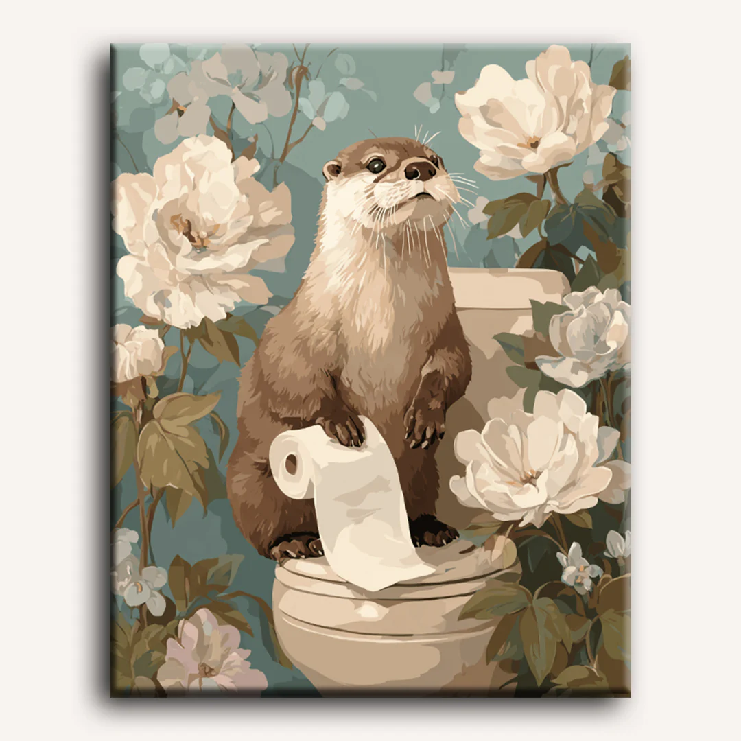 Otter the helper | Paint by Number - Image 2