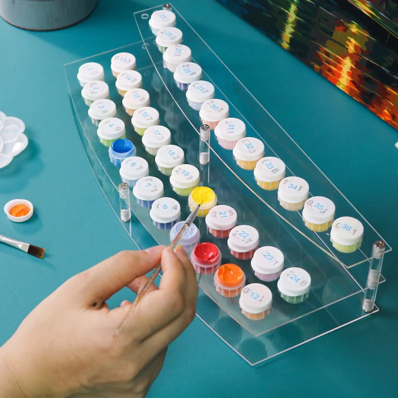 Paint & Brush Holder for Paint by Numbers - Image 10