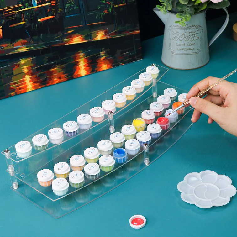 Paint & Brush Holder for Paint by Numbers - Image 11