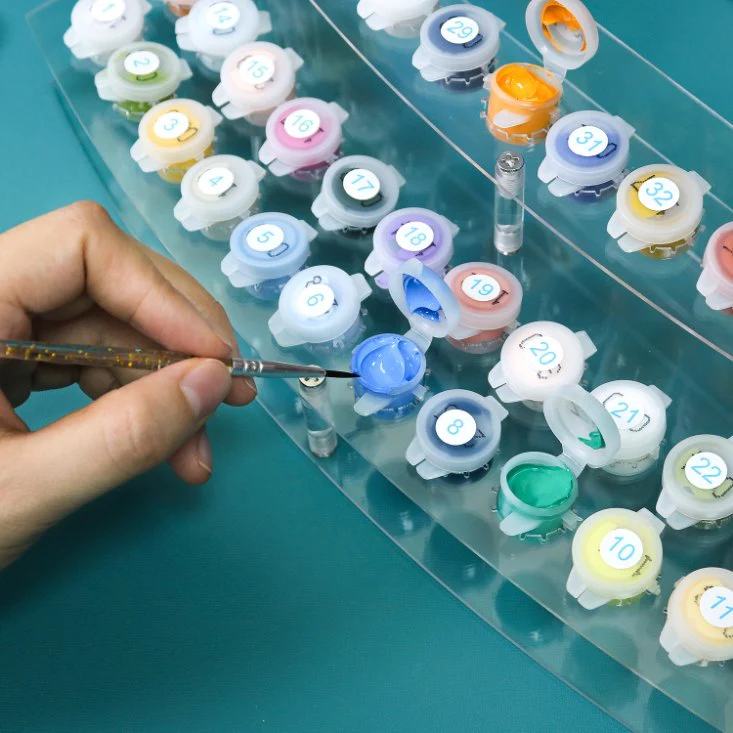 Paint & Brush Holder for Paint by Numbers - Image 17