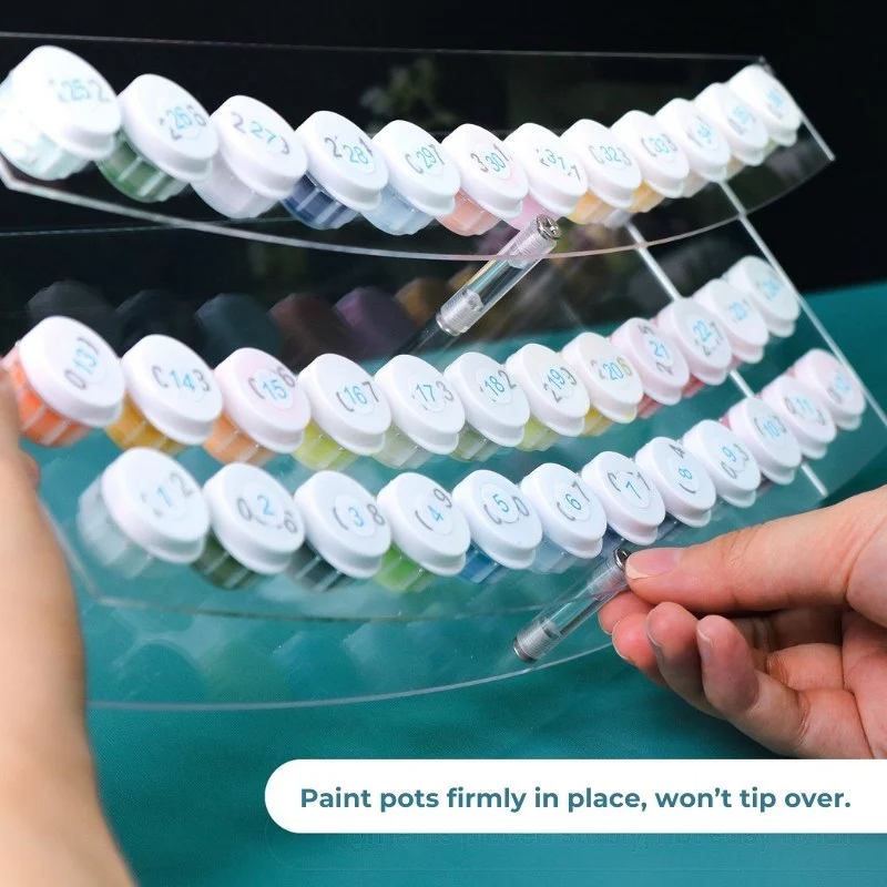 Paint & Brush Holder for Paint by Numbers - Image 3