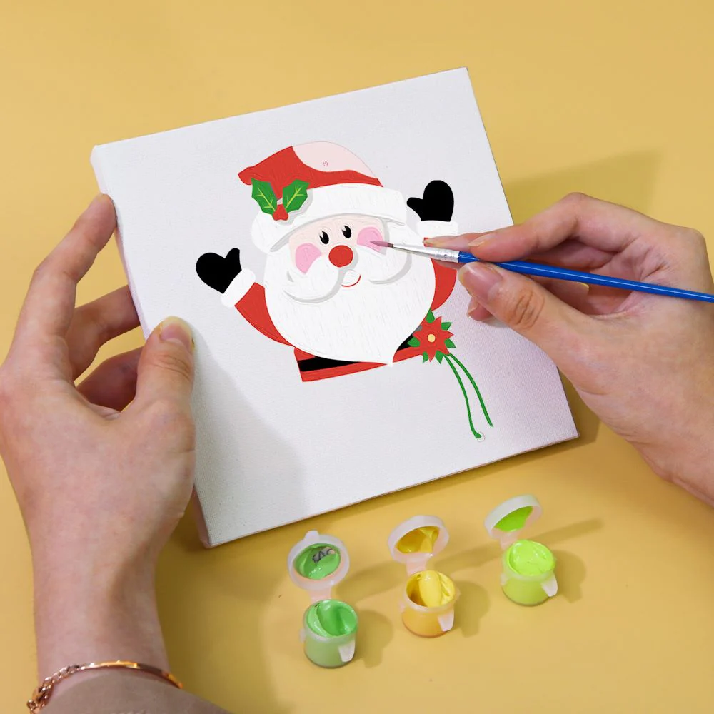 Paint by Number - 9 Mini Paintings | Christmas Set - Image 10