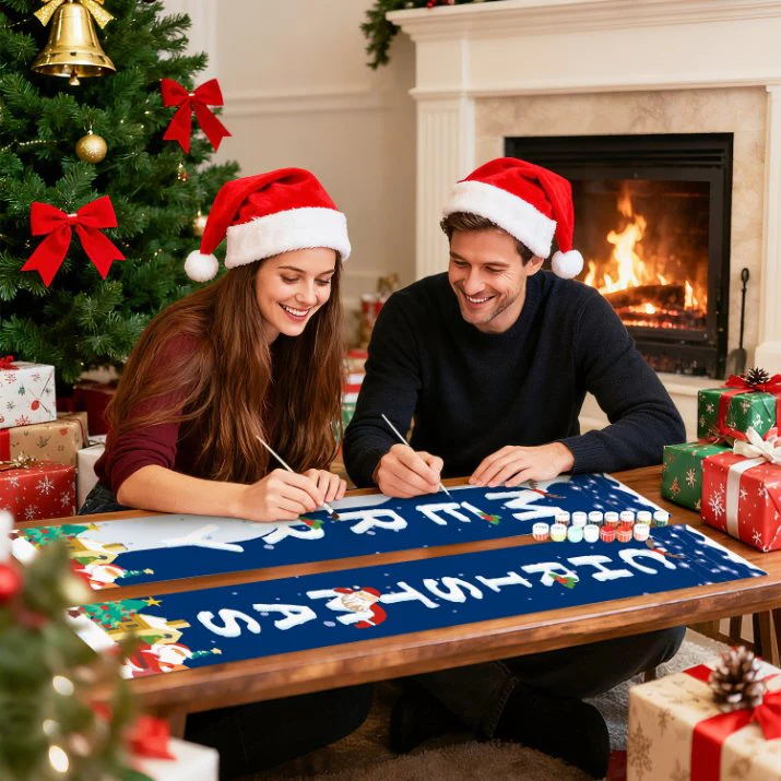 Paint-by-Number Door Panels – Merry Christmas Set - Image 12