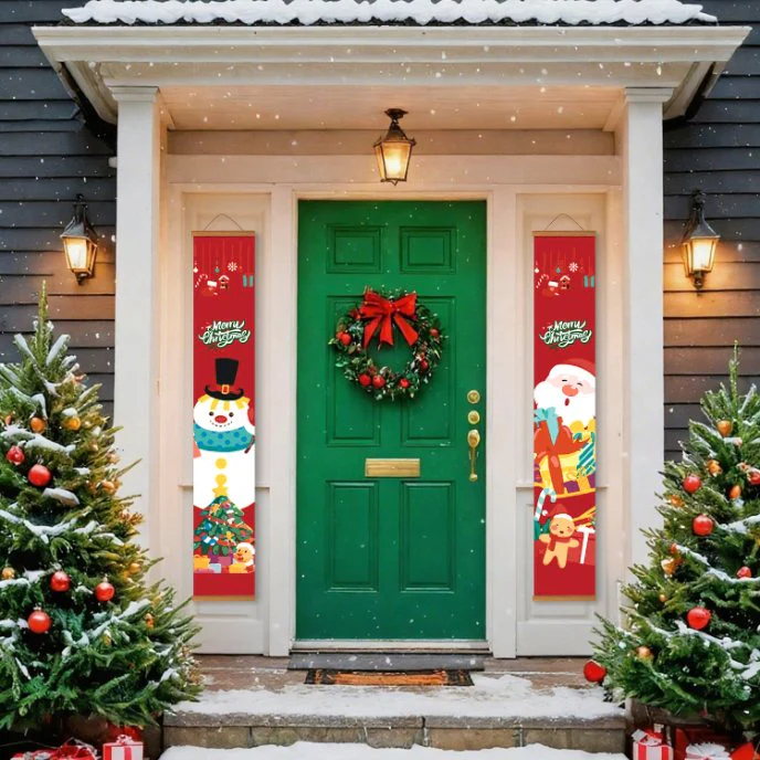 Paint-by-Number Door Panels – Santa & Snowman Set - Image 6