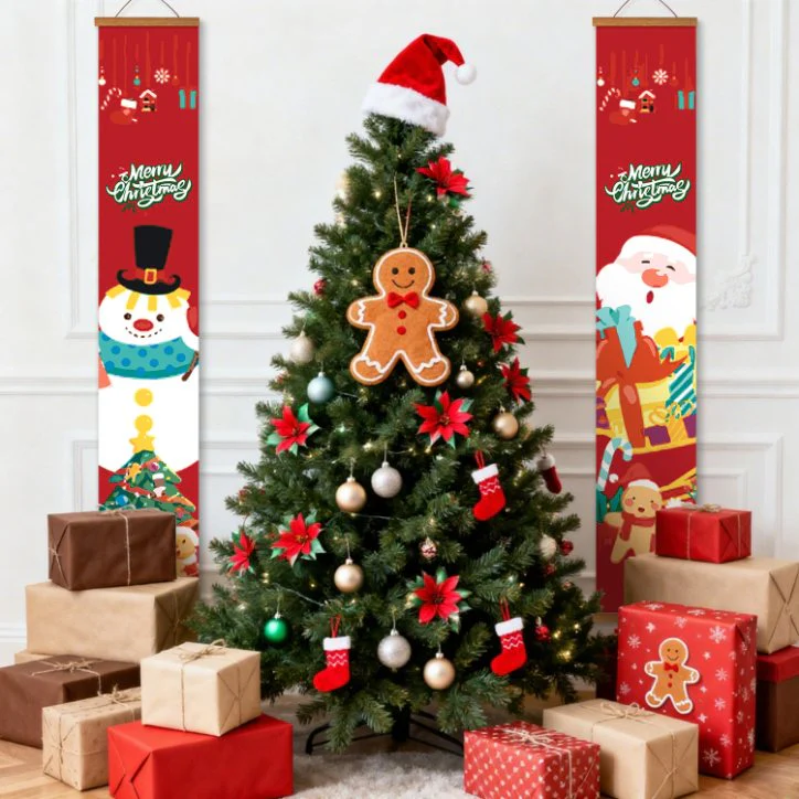 Paint-by-Number Door Panels – Santa & Snowman Set - Image 7