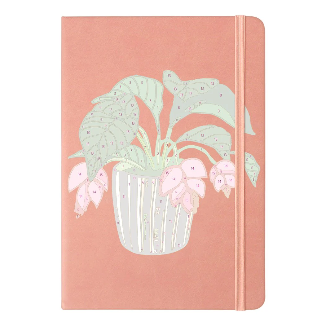 Paint by Number Notebook - Houseplant | 2 Colors - Image 11
