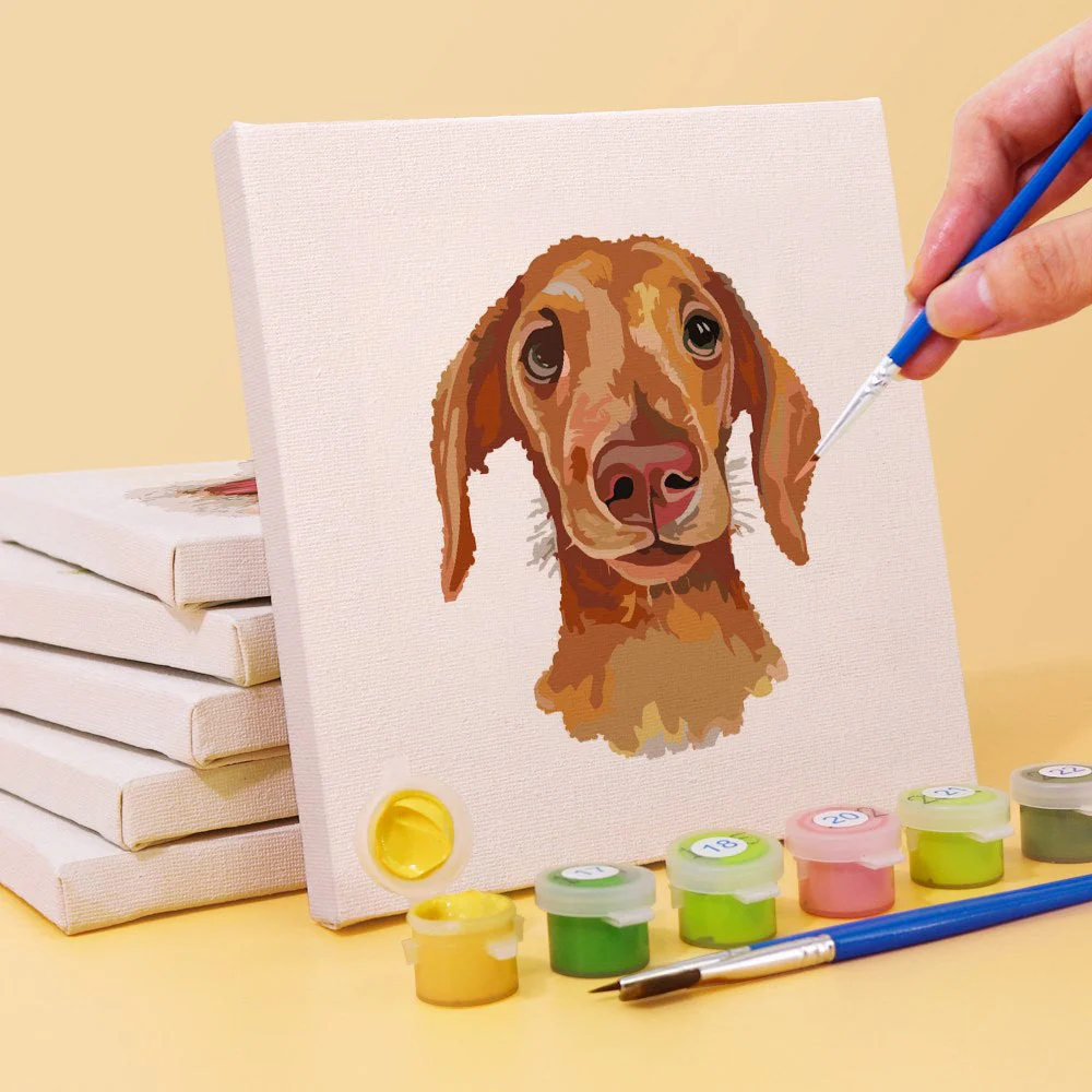 6 Mini Paintings | Dogs Set - Image 6