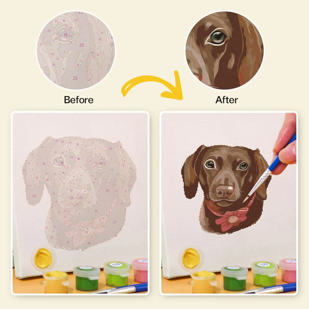 6 Mini Paintings | Dogs Set - Image 9