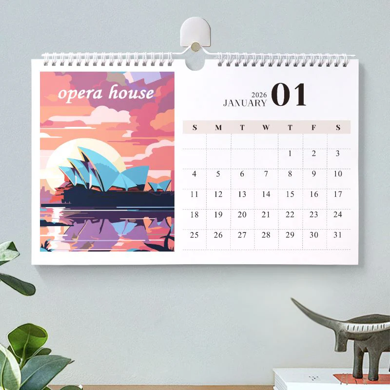 Paint by Numbers Calendar 2026 | Famous Landmarks Edition - Image 12