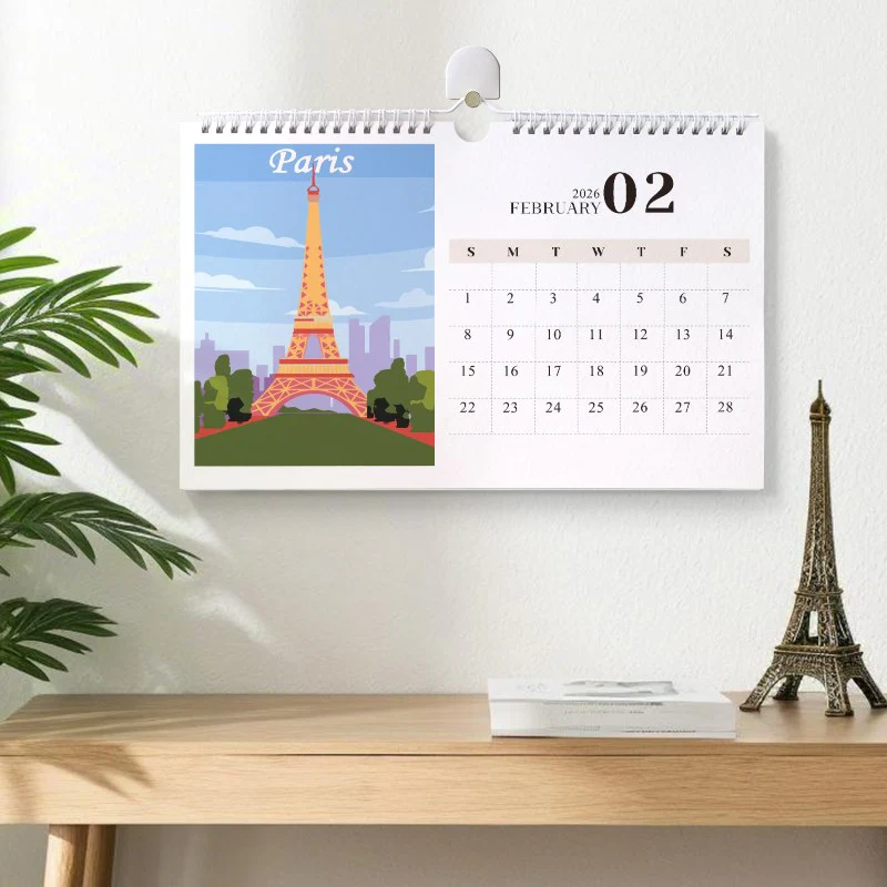 Paint by Numbers Calendar 2026 | Famous Landmarks Edition - Image 13